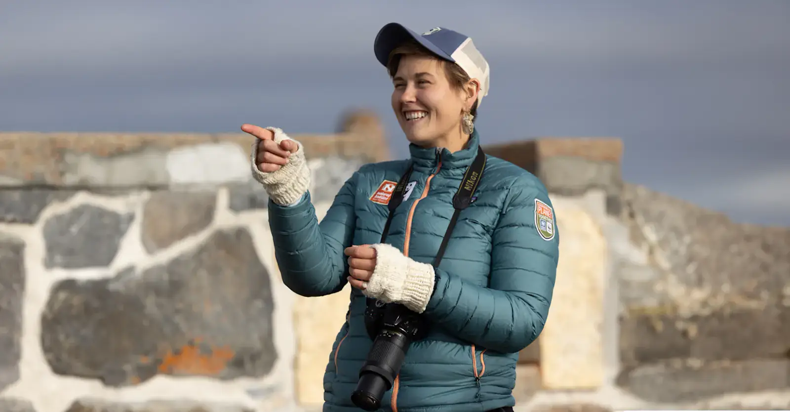 Nat Hab Expedition Leader spotting wildlife in Churchill, Manitoba